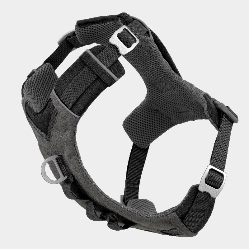 Kurgo Journey Air Dog Harness in Black/Grey