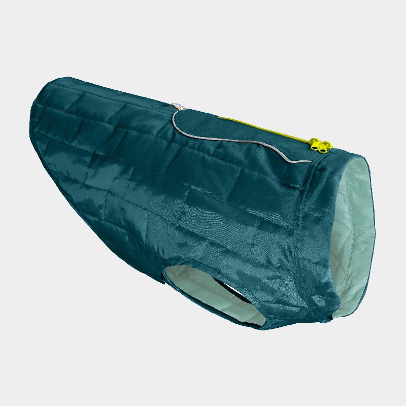 Kurgo Loft Dog Jacket in Sea Blue, Reversible Insulated Water-Resistant