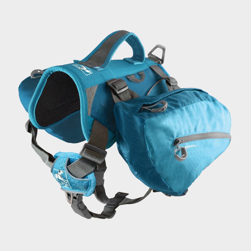Kurgo Baxter Dog Backpack, Blue, 7.5L