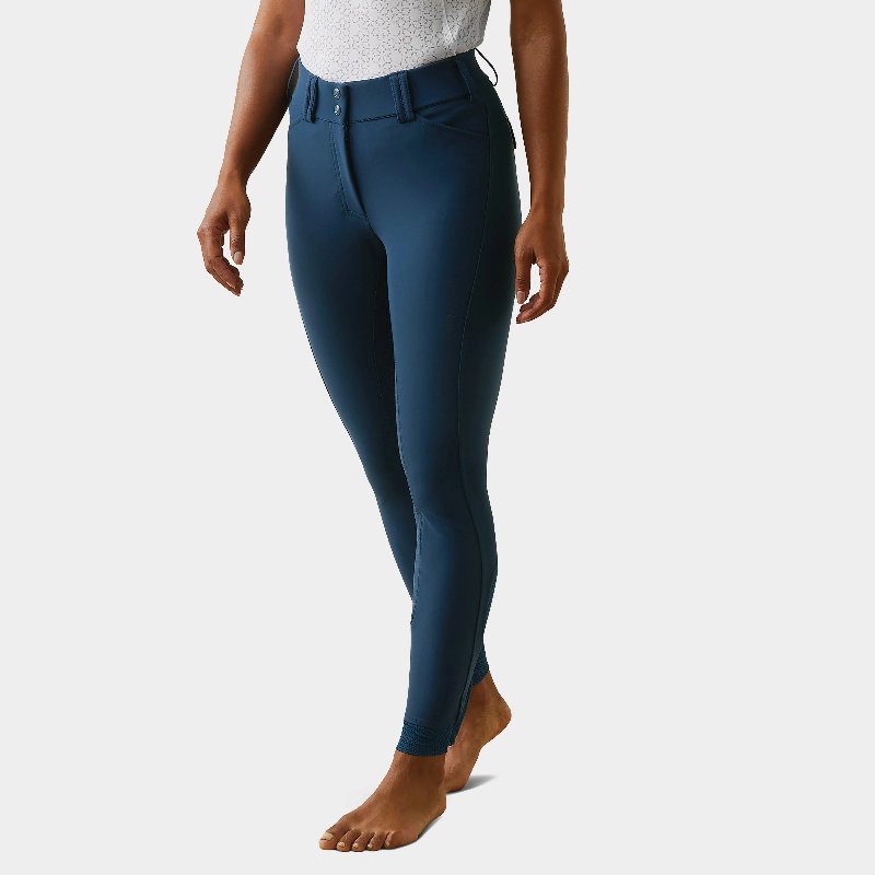 Ariat Women's Tri Factor Grip Full Seat Breech in Deep Petroleum