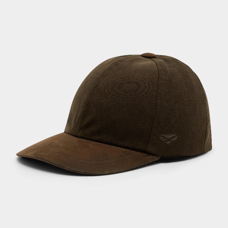 Hoggs of Fife Kids Struther Baseball Cap in Green, Size 6-12 Years