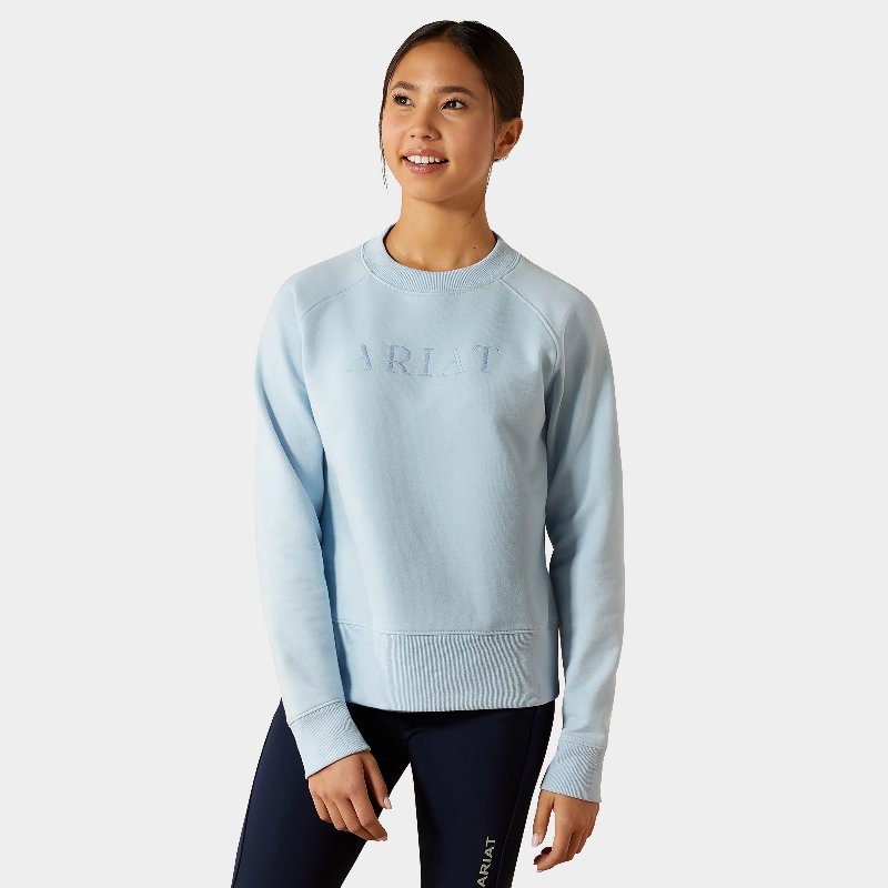 Ariat Kids' Martine Sweatshirt with Embroidery Detail