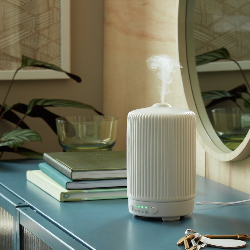 Habitat Ribbed Ceramic Electric Diffuser 100ml
