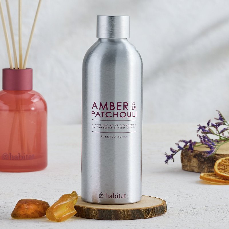 Habitat 180ml Diffuser Refill - Patchouli and Amber Scent