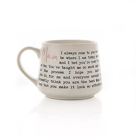 Moments Stoneware Mug - Mum, Multipack of 3