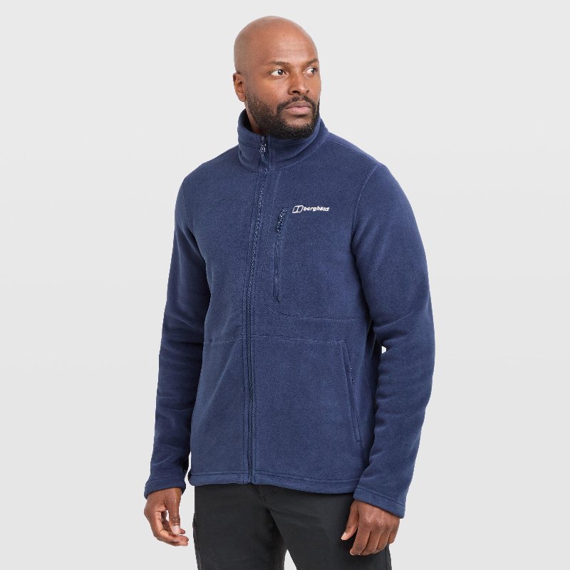 Berghaus Men's Activity InterActive Full Zip Fleece Jacket - Navy
