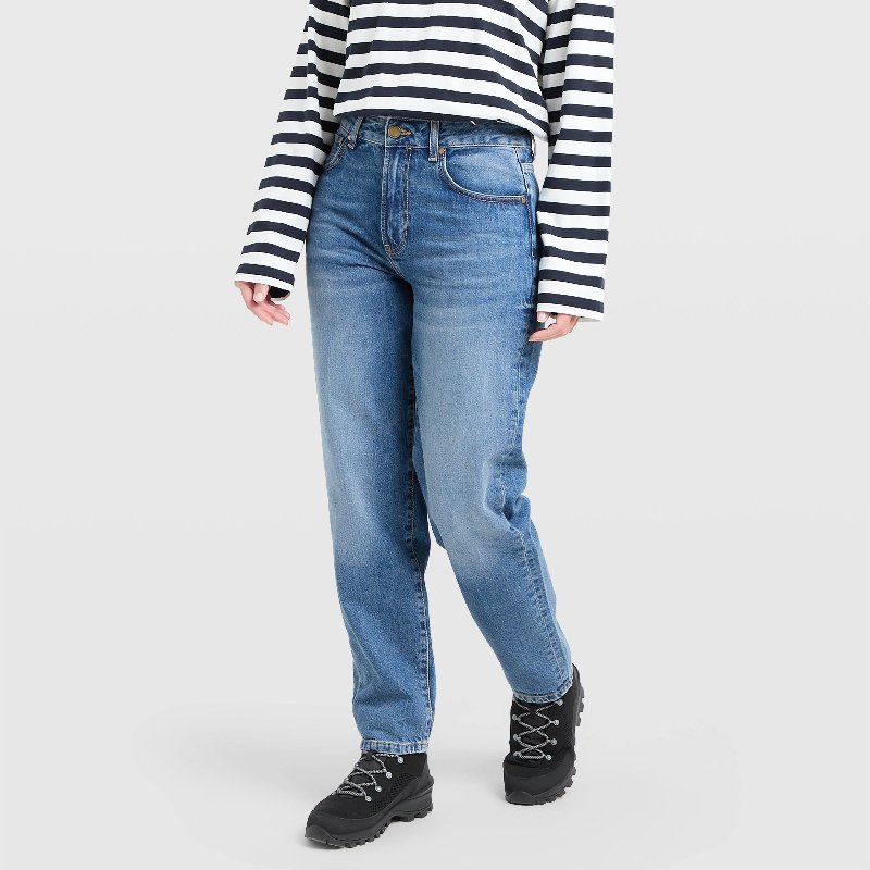 Joules Women's Mid Relaxed Fit Mid-Rise Jeans