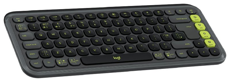 Logitech POP Icon Keys Wireless Mini Keyboard UK English - Graphite/Green