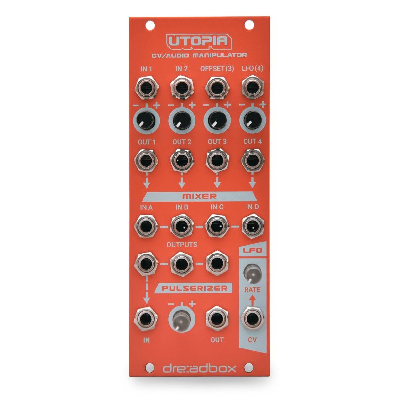 Dreadbox Utopia CV/Audio Manipulator Chromatic Series Eurorack Module