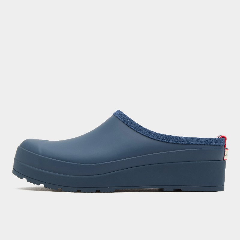Hunter Women's Original Play Rubber Clogs in Navy