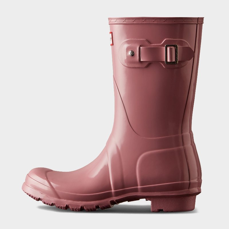 Hunter Women's Original Short Wellington Boots - Purple