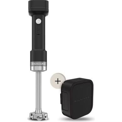 KitchenAid Go Cordless Hand Blender with Battery - Matte Black