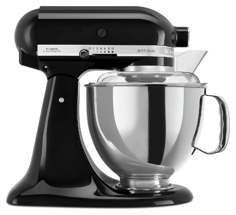 KitchenAid Artisan Stand Mixer, 5KSM175PSBOB Model, Black, 4.8L & 3L Bowls