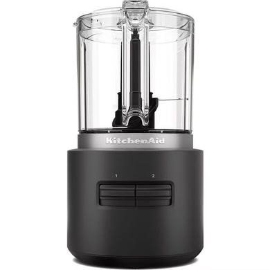 KitchenAid Go Cordless Food Chopper 5KFCR500BM, Matte Black, 1.18L