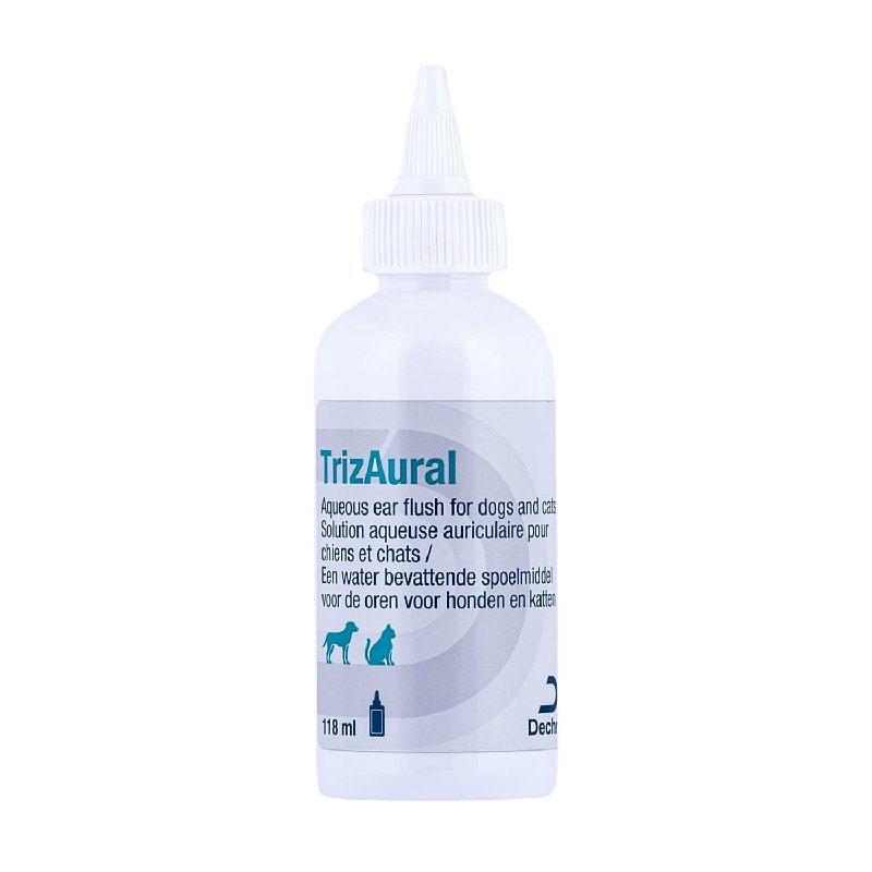 Dechra TrizAural Ear Cleanser Solution for Dogs and Cats 118ml