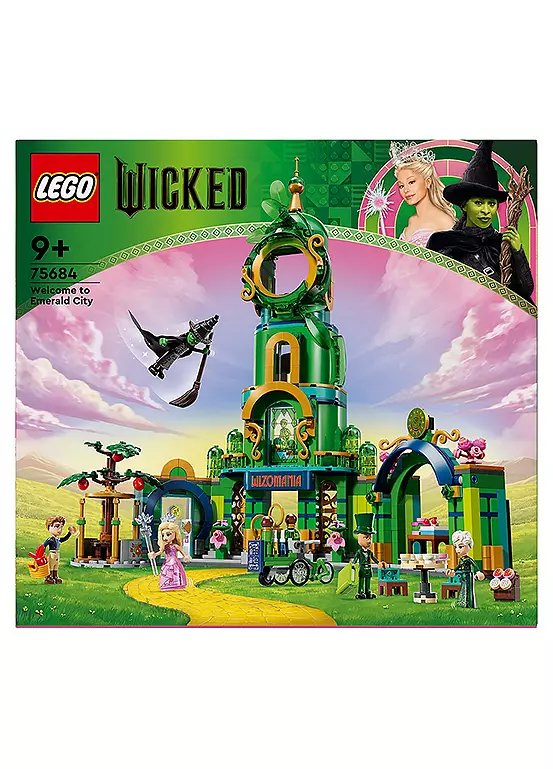 LEGO Wicked Welcome to Emerald City Building Set #75684 with 5 Mini-Dolls