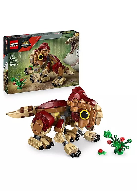 LEGO Jurassic World Baby Dinosaur Dolores: Aquilops 76970 Building Set with 339 Pieces