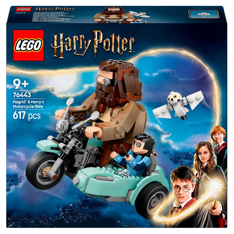 LEGO Harry Potter Hagrid & Harry's Motorcycle Ride Set #76443 (617 Pieces)