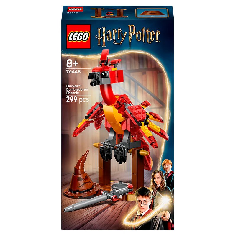 LEGO Harry Potter Fawkes Dumbledore's Phoenix Building Set 76448 (299 Pieces)