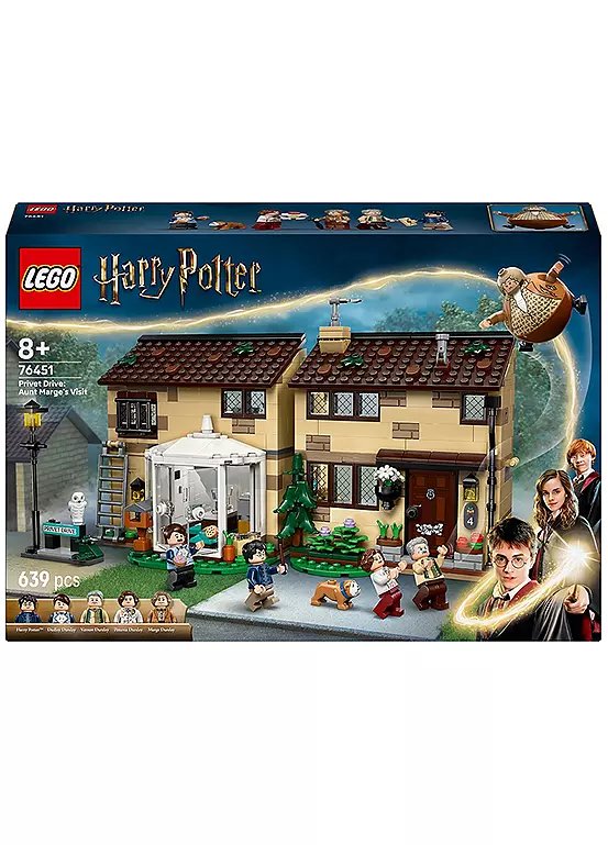 LEGO Harry Potter Privet Drive: Aunt Marge's Visit Building Set (76451)