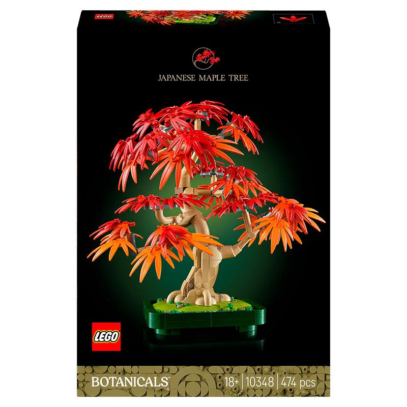 LEGO Botanical Collection Japanese Red Maple Bonsai Tree Building Set 10348