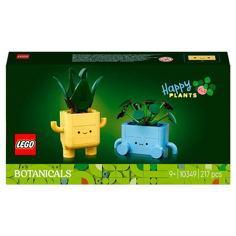 LEGO Botanical Collection Happy Plants Building Set #10349 (217 Pieces)