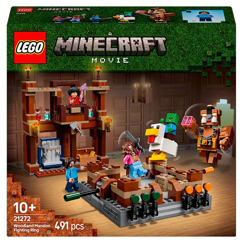 LEGO Minecraft Woodland Mansion Fighting Ring Building Set #21272