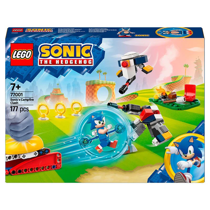 LEGO Sonic the Hedgehog Sonic's Campfire Clash Set 77001 (177 Pieces)