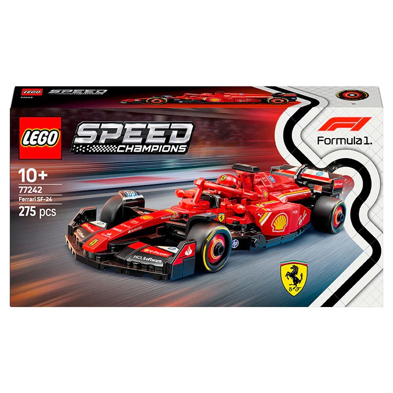 LEGO Speed Champions Ferrari SF-24 F1 Race Car Building Set #77242