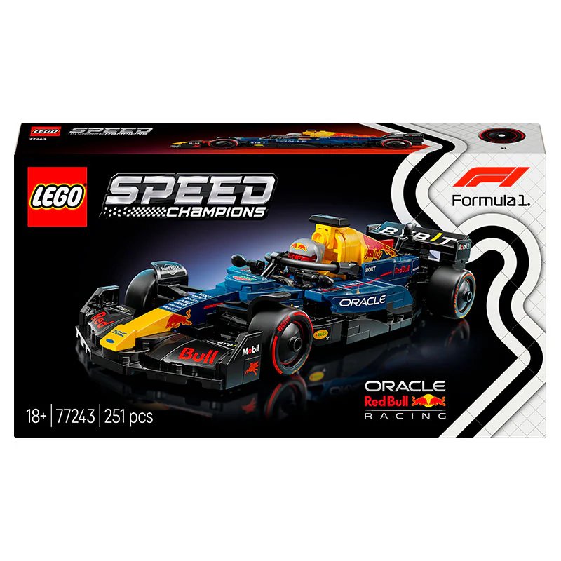 LEGO Speed Champions Oracle Red Bull Racing RB20 F1 Race Car Model 77243 (251 Pieces)