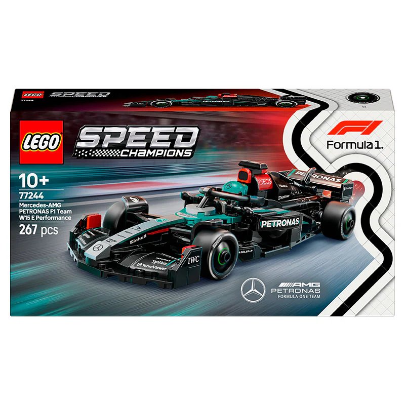 LEGO Speed Champions Mercedes-AMG F1 W15 Race Car Set #77244 with Driver Minifigure