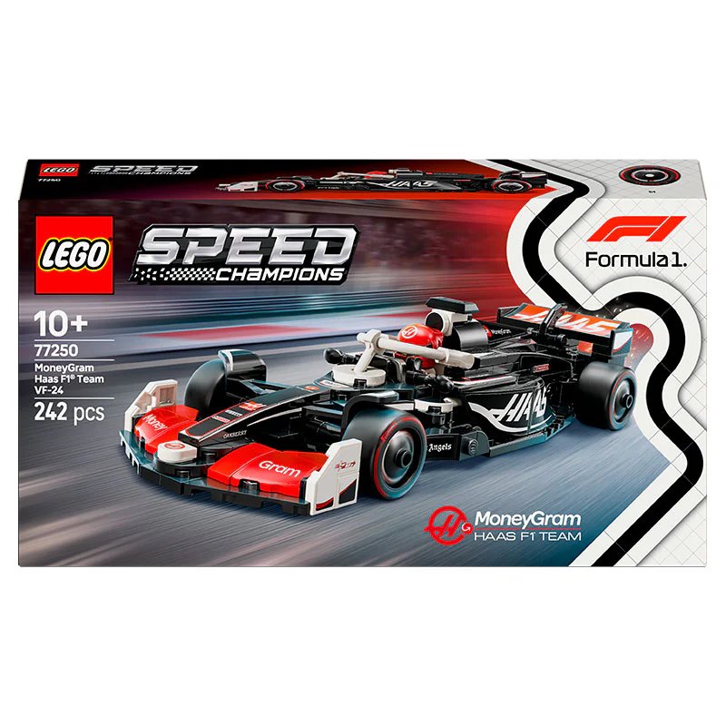 LEGO Speed Champions MoneyGram Haas F1 Team VF-24 Race Car Set #77250