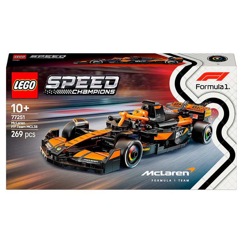 LEGO Speed Champions McLaren F1 Team MCL38 Race Car 77251 Building Set