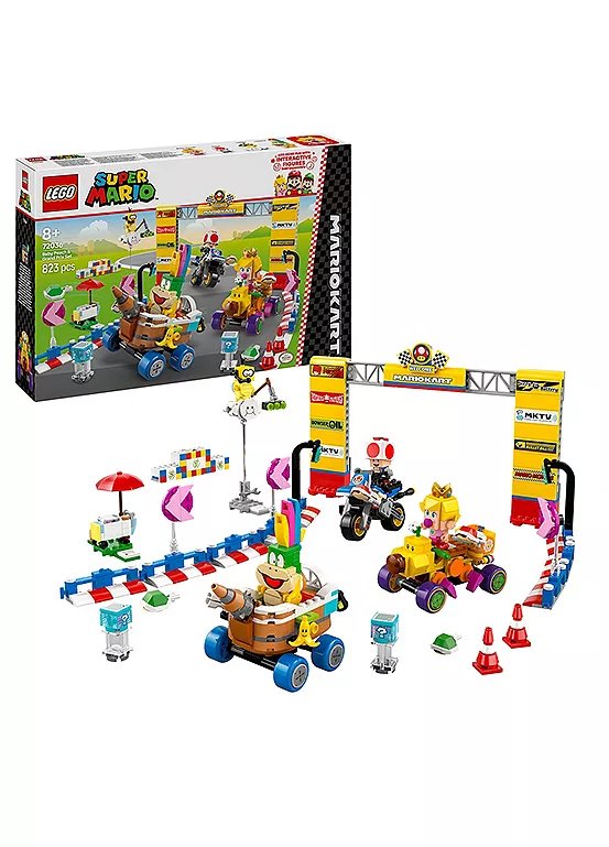 LEGO Super Mario Mario Kart Baby Peach & Grand Prix Set #72036 (823 Pieces)