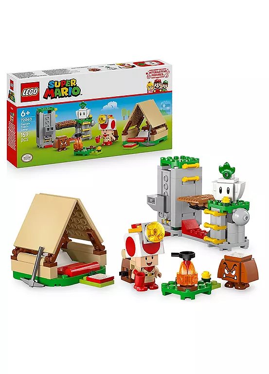 LEGO Super Mario Captain Toad's Camp Toy Set 72040 with Figures