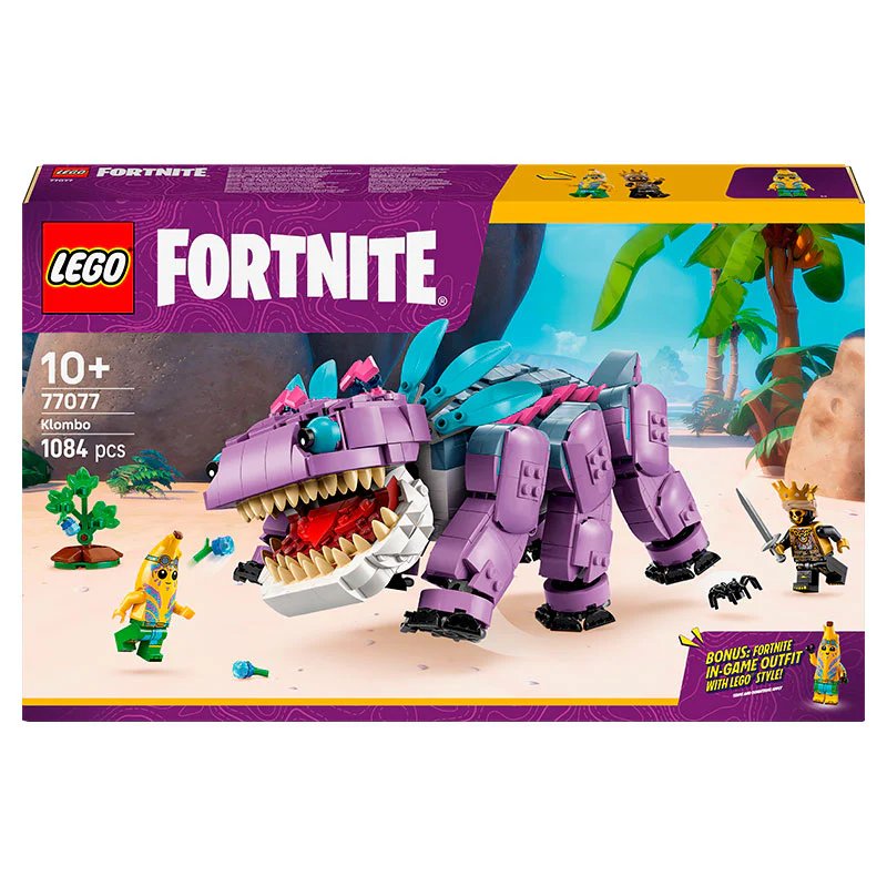 LEGO Fortnite Klombo Figure Building Toy Set #77077 with Minifigures