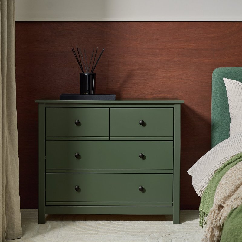 Habitat Brooklyn 4 Drawer Chest in Green
