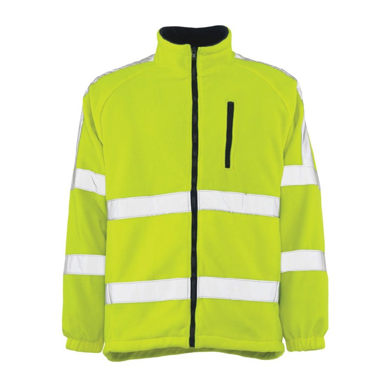 Mascot Safe Arctic Salzburg Fleece Jacket, Hi-Vis Yellow, Small