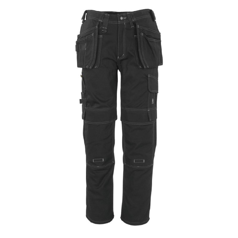 Mascot Hardwear Atlanta Craftsmen's Trousers in Black, Size 35.5 Waist with Long Leg