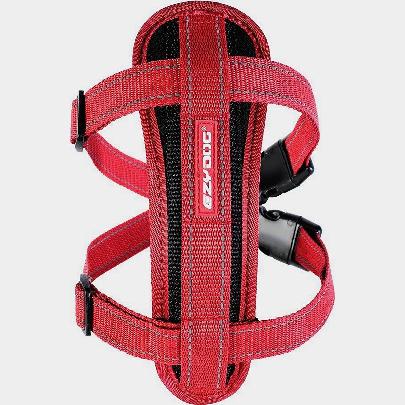 EzyDog Chest Plate Harness Red - Medium