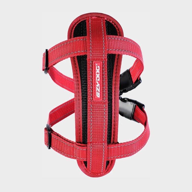 EzyDog Chest Plate Harness Red