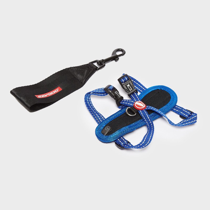 EzyDog Chest Plate Dog Harness Blue XS
