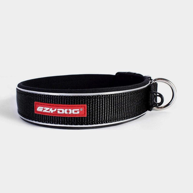 EzyDog Classic Neo Dog Collar - Small Size in Black