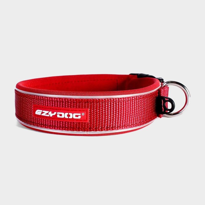 EzyDog Classic Neo Dog Collar Large Red