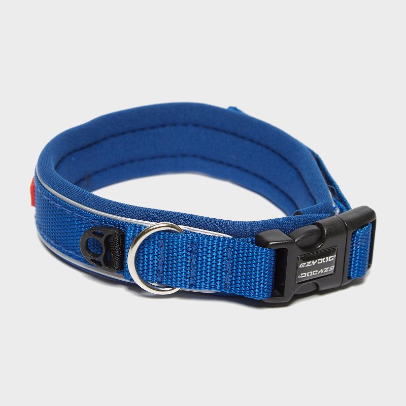 EzyDog Classic Neo Dog Collar, Blue, Small (34-38cm)