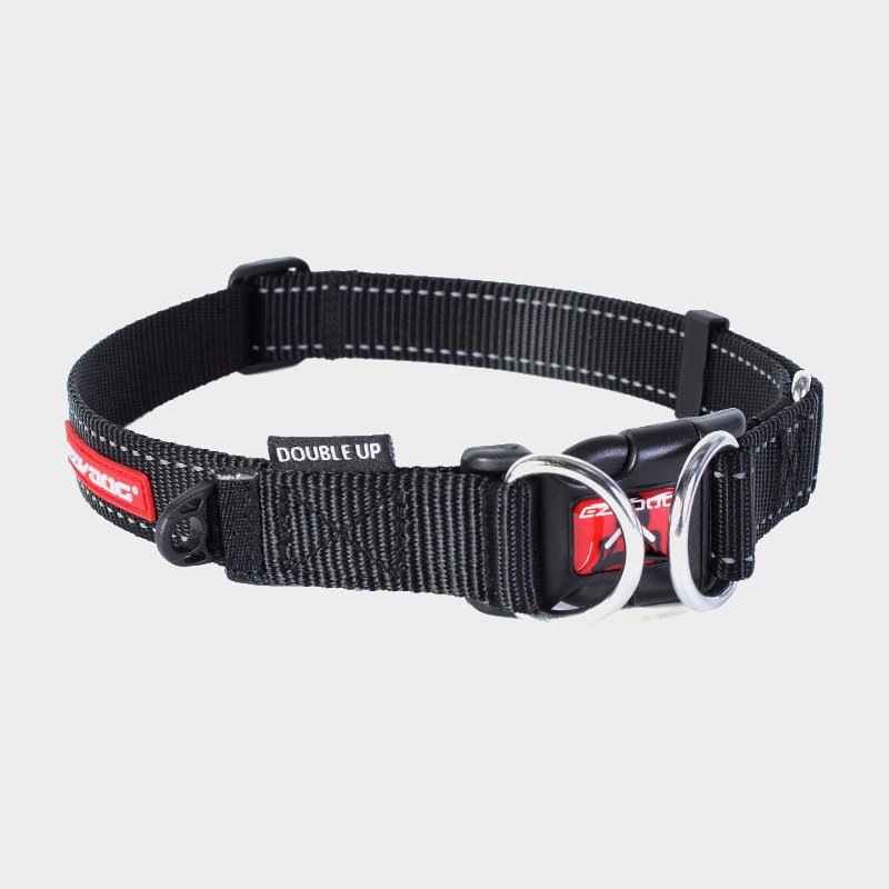 EzyDog Double Up Dog Collar Black XL