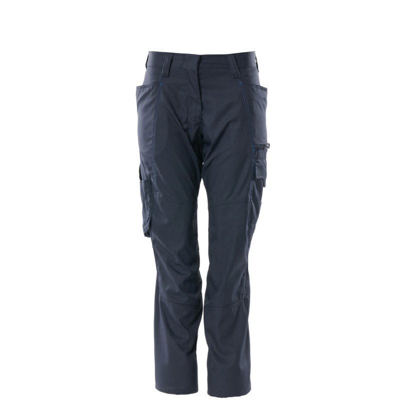Mascot Accelerate Women's Work Trousers, Navy Blue, Waist 50.5", Short, Size 28