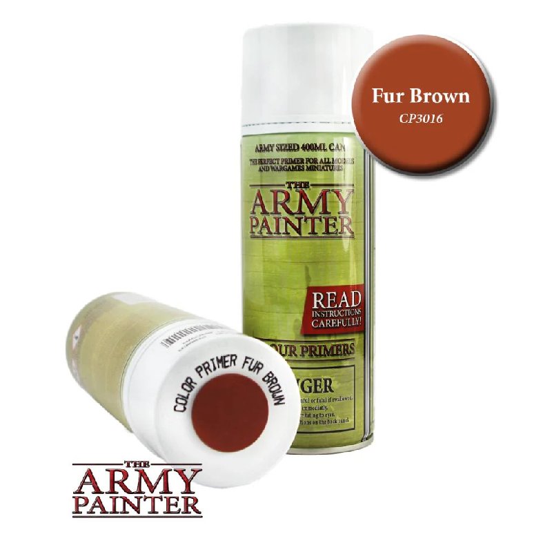 The Army Painter Colour Primer Spray - Fur Brown 400ml