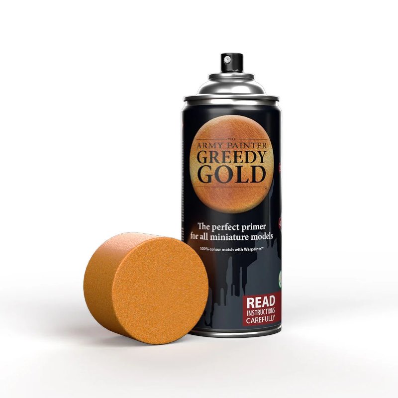 The Army Painter Colour Primer Spray - Greedy Gold 400ml