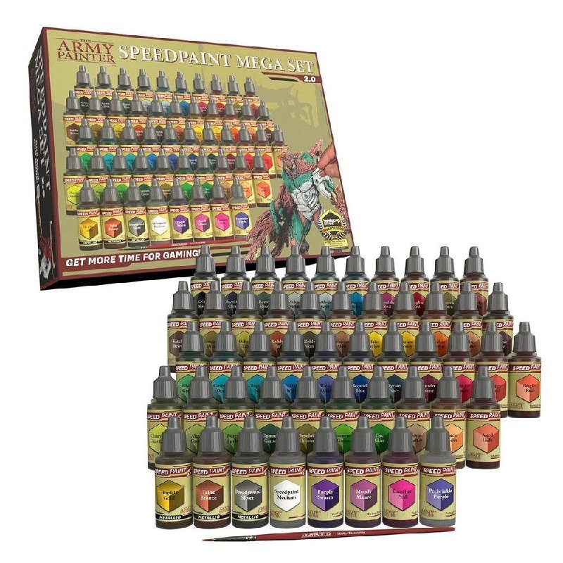 The Army Painter Speedpaint 2.0 Mega Set - 50x 18ml Bottles